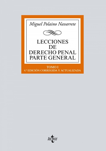 Libro Lecciones De Derecho Penal Parte General - Polaino Nav