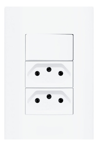 Tomada Parede Dupla Entrada Usb Bivolt Moderno Tecnologia Cor Modelo2