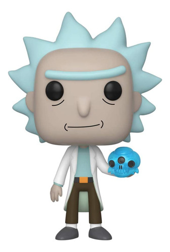 Funko Pop! Animación: Rick Y Morty - Rick Con Cristal Calave