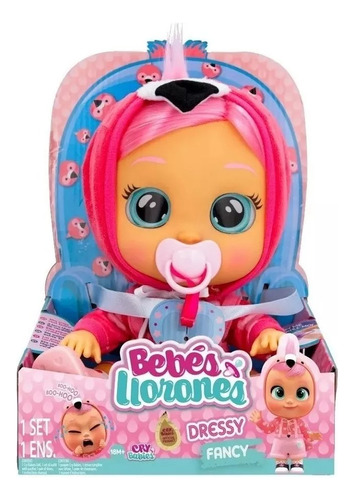 Muñeca Cry Babies Dressy Bebe Llorones Fancy Sonido En Mca