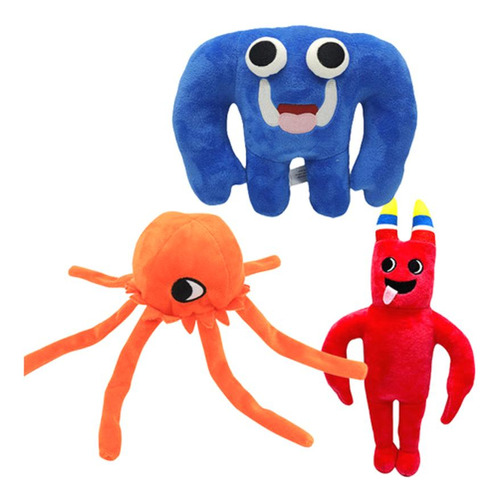 Peluches Garten Of Banban, 3 Unidades, Para Puertas De Juego