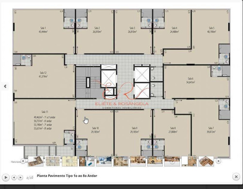 Imagem 5 de 9 de Sala Comercial 40,19m² No Jardim Aquarius - Sa0172
