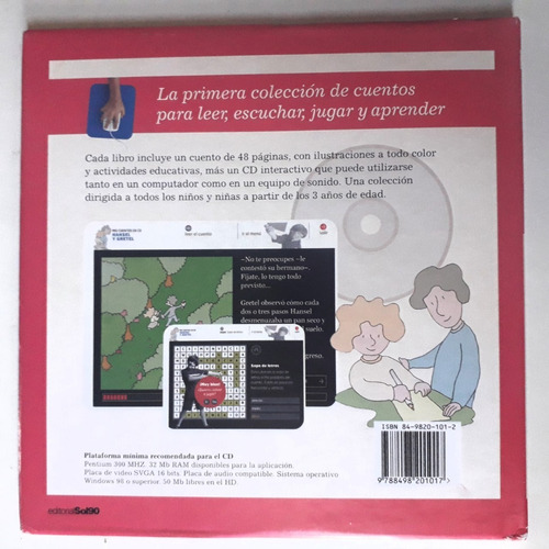 Cuentos Para Niños Hansel Y Gretel 1 Libro + 1 Cd