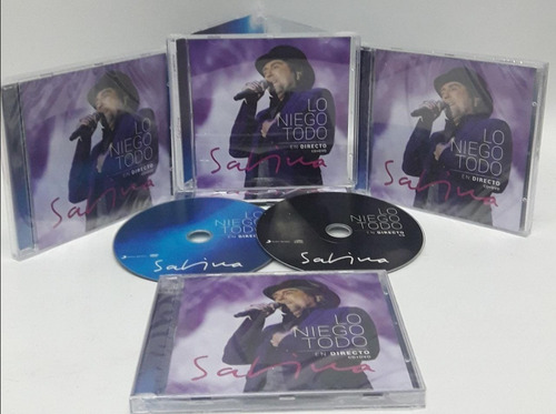 Imagen 4 de 4 de Joaquin Sabina Lo Niego Todo En Directo Cd + Dvd 2018