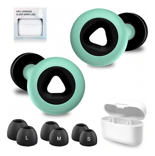 Tapones Auditivos Dormir Reutilizables 30db Oido Silicona