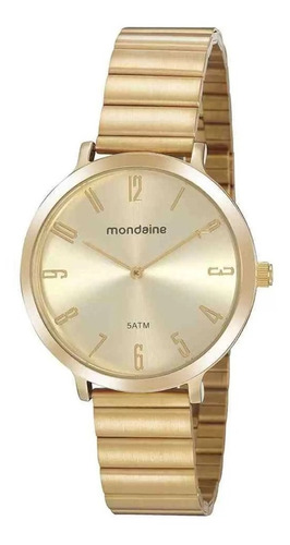 Relógio Mondaine Feminino Dourado - 76769lpmvde2