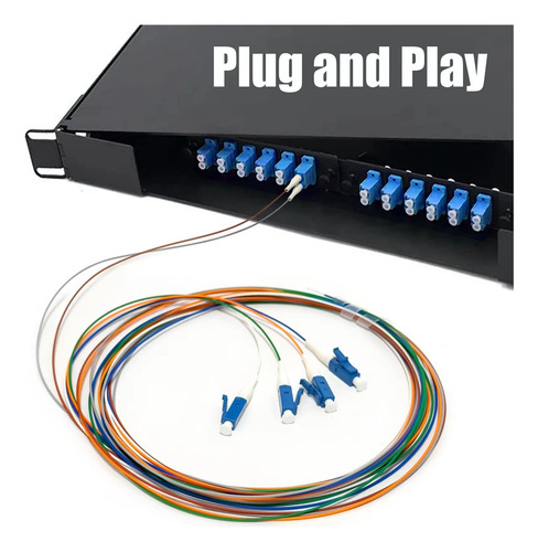 Bangun Paquete De 4 Hilos Monomodo 9/125 Lc-upc Fibra Pigtai