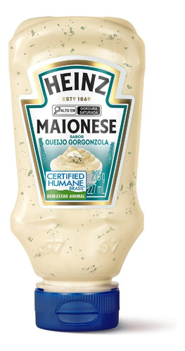 Maionese Heinz Sabor Gorgonzola 215g