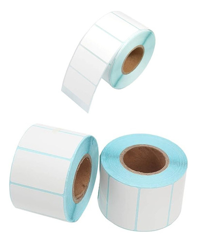 Pack 3 Rollo Etiquetas Térmicas Adhesivas 70mm X 30mm 500 U