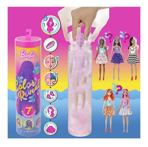 Imagen 1 de 4 de  Barbie Color Reveal Original Matel