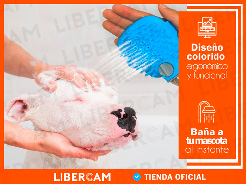 Manguera Ducha Capillo Masajeador Para Mascotas Perro Y Gato