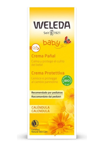 Weleda 3x75ml Bebê Calêndula Assadura Troca De Fraldas