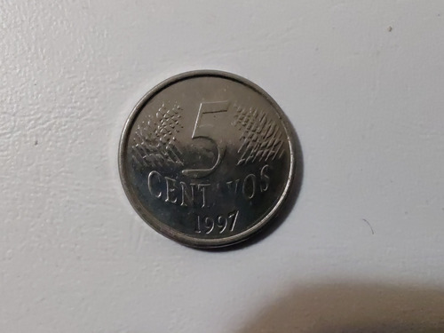 Moneda Brasil 5 Centavos 1997 (x569.