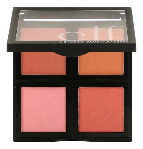 Elfowder Blush Paleta 4 Rubores Diferentes Bronzer