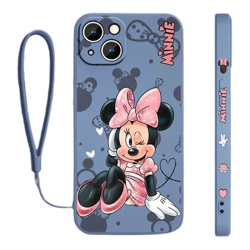 Funda De Teléfono De Minnie Mouse De Dibujos Animados De 1 P