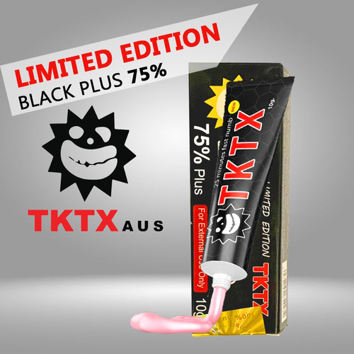 Anestecia Para Tatuajes Tktx Black 75%