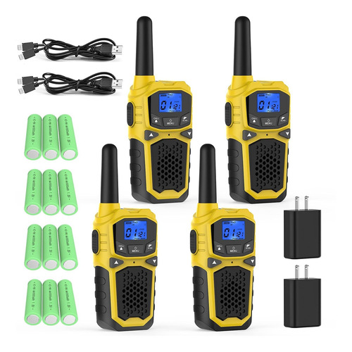 Walkie Talkies Para Adultos Recargable, Radio Bidirecci...