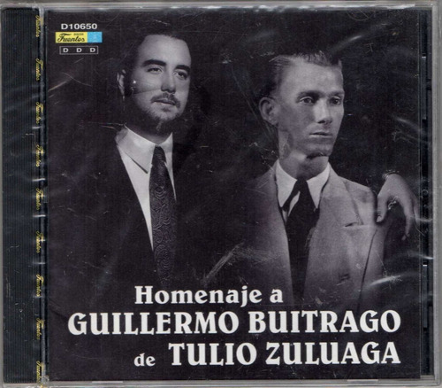 Tulio Zuluaga. Homenaje. Cd Original Nuevo. Qqa.