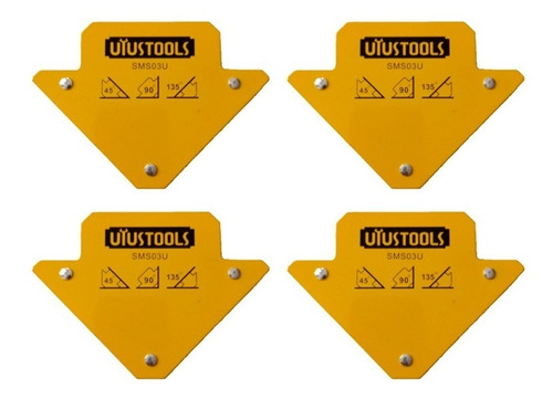 Escuadra Magnética P/ Soldar 25lb (11.3kg)  Jgo X 4 Unidades