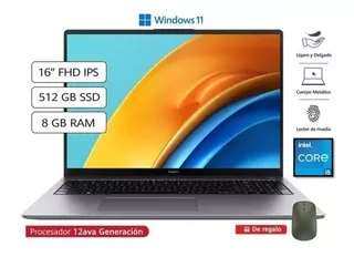 Laptop Huawei Matebook D16 Space Gray 16.1 , Amd Ryzen 5 460