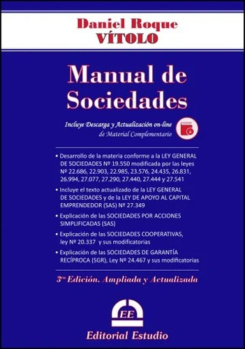 Manual De Sociedades - 3º Edición