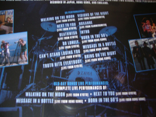 Cd + Blu-ray - The Police - Around The World Restored And E
