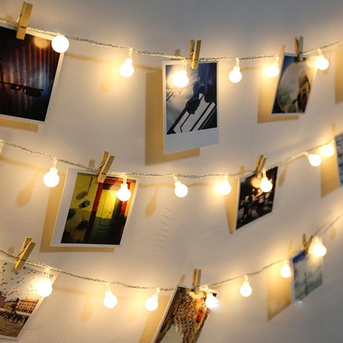 Imagen 6 de 10 de Luces Led De 40 Focos De 6 M Decorativas Para Navidad