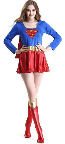 Rt Disfraz Supergirl Para Halloween