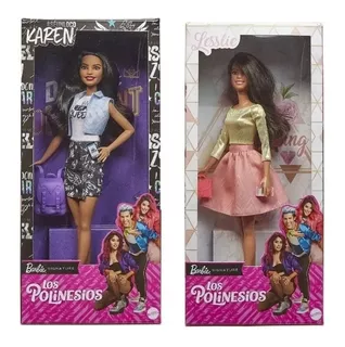 Los Polinesios Marca Barbie Set De Lesslie Y Karen