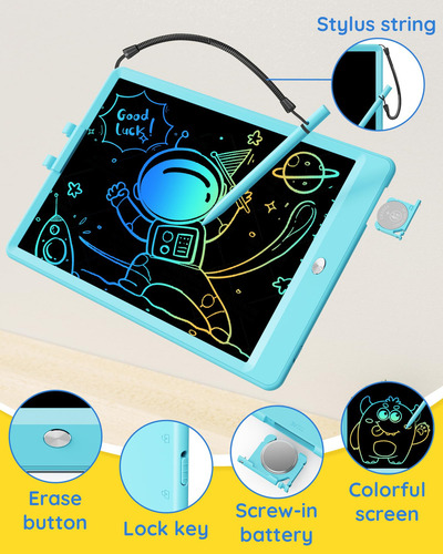 Tableta De Escritura Lcd For Garabatos, Tableta De Dibujo