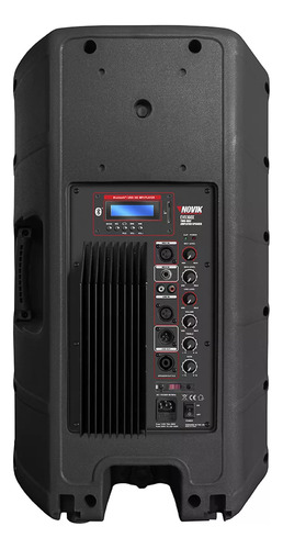 Caixa De Som Ativa Novik Evo 360x 15 Pol 250w Com Bt Bivolt