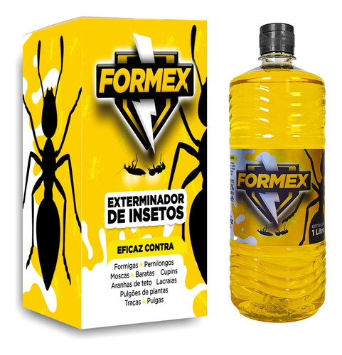 Acabe Com Baratas E Formigas 1 Litro - Formex Original