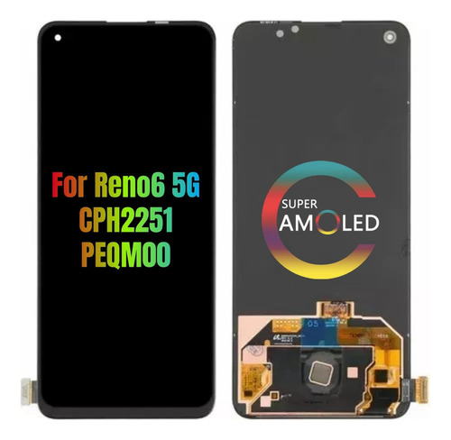 Wa1 Pantalla Táctil Amoled For Oppo Reno6 5g Peqm00 Cph2251