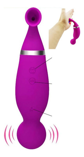 2em1 Vibrador Sugador Clitoriano Estimula Clitóris Ponto G 