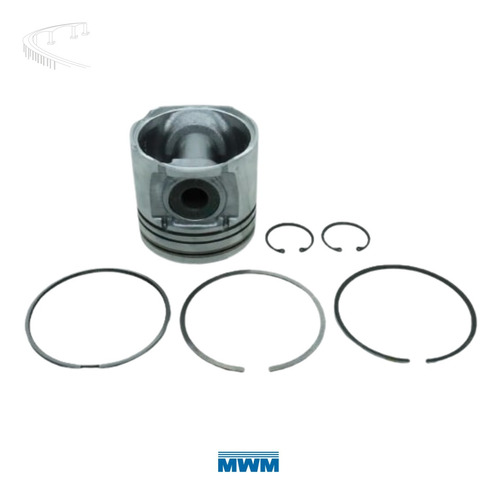 Pistão E Anel Std Motor Mwm Sprint S10 Troller Volare A5 A6