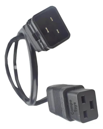 Cable Corriente C20 A C19 Mirada China Corto 1 Mt Computoys