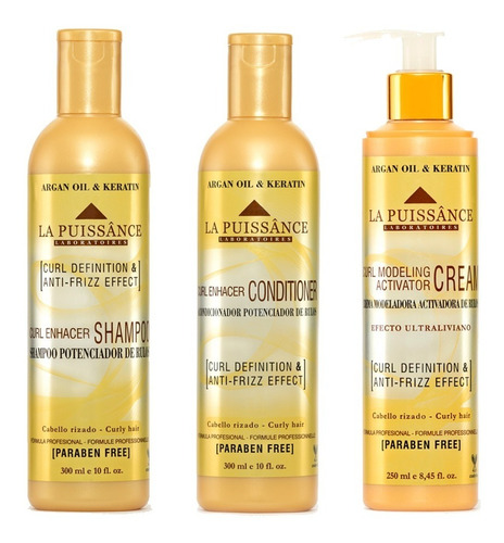 Shampoo Acond Crema De Peinar Curl Definition La Puissance