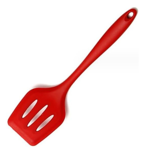 Espátula De Silicona Resistente Al Calor, Antiadherente Roja