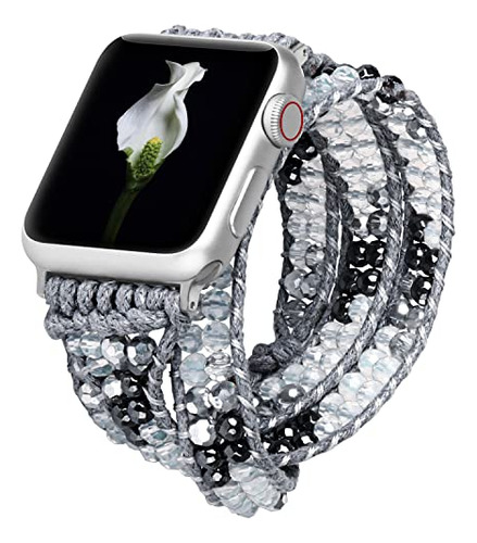 Viqiv Geflochtenes Armband, Kompatibel Mit Apple Watch 45 Mm