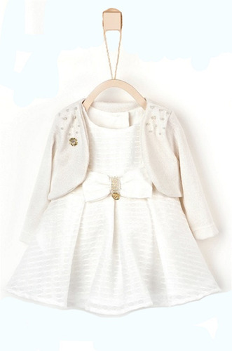 Vestido Branco Feminino Batismo Festa Bebe Com Bolero Pakita Essencial Gestante Vestido Branco Feminino Batismo Festa Bebe Com Bolero Pakita Essencial Gestante