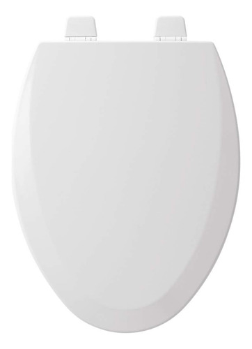 Asiento De Inodoro, 1 Paquete Alargado, Blanco - 1