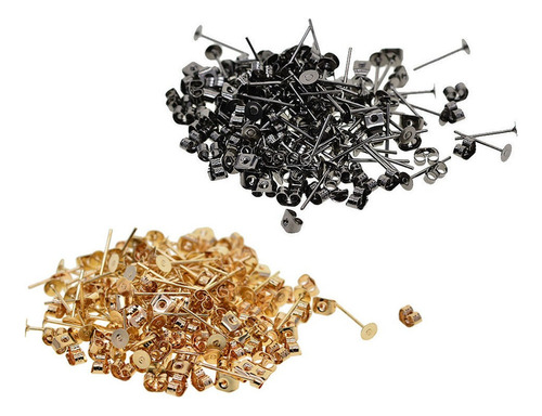 400pcs 4mm Y Respaldos De Aretes De Hierro Para Accesorios