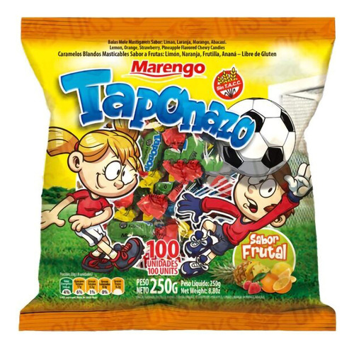 Caramelo Masticable Taponazo Marengo 250gr X30u