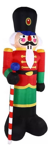 Muñeco de navidad Genérica Santa Inflatable Soldier  color u.s   