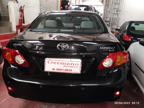 Imagem 3 de 7 de Toyota Corolla 1.8 16v Xei Flex Aut. Preto 09/10