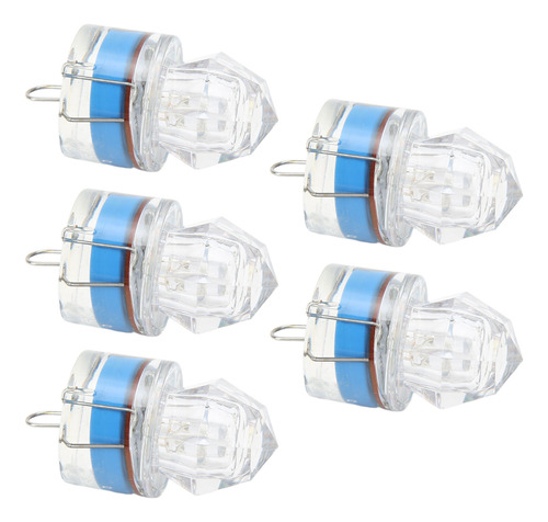 Luz De Pesca Nocturna, 5 Piezas, Led Con Forma De Señuelo, R