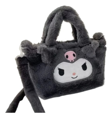 Cartera Bandolera Peluche Sanrio Kuromi