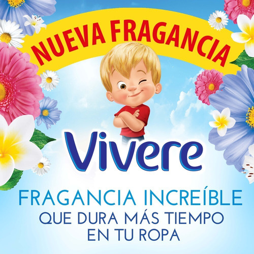 Imagen 3 de 6 de Suavizante Para Ropa Vivere Regular Plancha Facil X 810 Ml