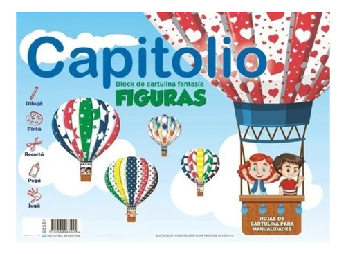 Block Capitolio N5 Figuras 20 Hojas - 6355