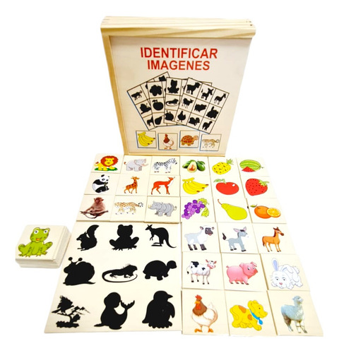 Identificar Imágenes En Sombras Animales Y Frutas Niño(ña)
